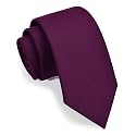 GUSLESON 3.15"（8cm） Solid Necktie Tartan Woven TR Material Tie + Gift Box