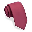 GUSLESON 3.15"（8cm） Solid Necktie Tartan Woven TR Material Tie + Gift Box