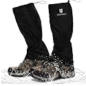 GUSTAVE Gaiters for Trekking, Waterproof, Adjustable Belt, 1 Pair