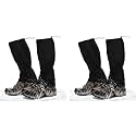 GUSTAVE Gaiters for Snow Trekking Waterproof Windproof 1 Pair 2PCS