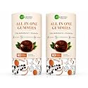 Gut and Beyond All-in-One Gummies (2 month -120 gummies) | Probiotics, Multivitamins and Antioxidants | Immunity, Gut Health and Skin | Coffee Flavour | For Men and Women