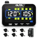 GUTA GT20 RV Tire Pressure Monitoring System, 6 Flow-Through Sensors