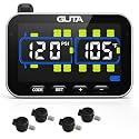 GUTA GT20 RV Tire Pressure Monitoring System, 4 Flow-Through Sensors