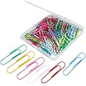 GUTE Jumbo Paper Clips 2 Inch 100 Pack, Assorted Colors, Holds 25-30 Sheets