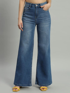 GUTI Flared Women Blue Jeans