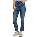 GUTI Womens High Rise Ankle Length Jeans