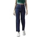 GUTI Womens High Rise Crop Length Jeans