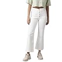 GUTI Womens High Rise Crop Length Jeans