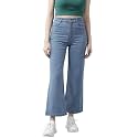 GUTI Womens High Rise Crop Length Jeans