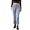 GUTI Womens High Rise Crop Length Jeans