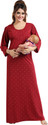 Gutthi Women MaternityNursing Nighty