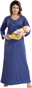 Gutthi Women Maternity Nursing Nighty