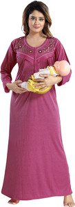 Gutthi Women Maternity Nursing Nighty