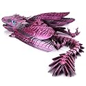Guwewu Feathered Wyvern Dragon, 3D Printed Dragon, Articulated Dragon, Fidget Dragon, 3D Printed Toys, Desktop Pet (Stellarscale)