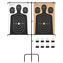 Guyuyii Adjustable Paper Target Stand for Shooting Range with 8 Clips