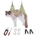 Cat Grooming Hammock for Nail Trimming, Cat Nail Clipper Hammock Harness