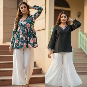 Gvastra Pack of 2 Printed Viscose Rayon