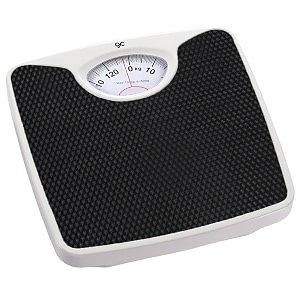 gvc 130kg iron analog weight machine  iron analogue weighing scale  full metal body with anti-skid mat  capacity 130kg black