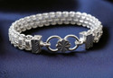 Gvlv Alloy Silver Coated Bracelet