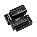 GVM 2 Pack NP-F750/770 Battery and Charger 4400mAh for Sony NP-F975, NP-F960, NP-F950, NP-F930, NP-F770, NP-F750, NP-F550, DCR, DSR, HDR, FDR, HVR, HVL and LED Light