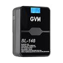 GVM BL148 V Mount Battery, 10000mAh / 148Wh, with D-TAP, USB-C &amp; USB-A, 65W Output, for Photography Lighting, Studio Lights, Cameras, Camcorders, Video Lights