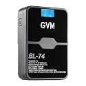 GVM BL75 5000mAh/75Wh V-Lock Battery – Ultimate Power for Photography Lighting &amp; Studio Lights!PD 65W Output, with D-TAP, USB-C &amp; USB-A, Compatible with Cameras, Monitors, LED Panels