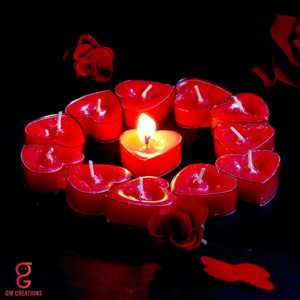 gw creations special moment heart shaped romantic scented candle candle