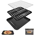 GWY 3PCS Air Fryer Grill Pan Basket Wire Rack Set For Ninja Foodi DT251 Digital Air Fryer Countertop Oven, Air Fryer Grill Plate Crisper Plate Mesh Wire Racks Accessories Replacement Parts