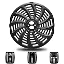 GWY Air Fryer Grill Pan for Gourmia GAF536 GAF556 GAF566 5QT Air Fryer, 8.8''×8.4'' Nonstick Air Fryer Replacement Tray Parts Rack Basket Accessories Grill Plate Crisper Plate with Rubber Bumpers