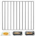 GWY Air Fryer Wire Rack for Ninja Foodi 13 in 1 SP351 SP301 Air Fry Countertop Toaster Oven, 13.5''×12.3'' Stainless Steel Air Fryer Replacement Parts Accessories Roasting Steamer Grill Racks Tray