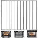 GWY Air Fryer Wire Rack, Stainless Steel Air Fryer Replacement Parts Accessories Grill Rack Baking Rack for Ninja Foodi 10 in 1 DT201 DT251 Toaster Oven Typhur Sync Oven 12 in 1 27QT