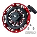 GX160 Pull Start Assembly for Honda GX200 GX120 5.5HP 6.5HP Engine Recoil Starter Replacement Part 28400-Z4M-306ZB 27400-Z1T-702 Curved Steel Rod Pawls