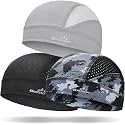 GXCROR Cooling Skull Cap for Men Women Sweat-Wicking Breathable Mesh Liner for Helmets, Summer Cycling Motorcycle