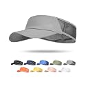 GXCROR Sports Sun Visor Hat Men Women, Lightweight Breathable Quick Dry Sports Sun Hat for Running Golf Tennis