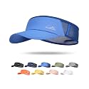 GXCROR Sports Sun Visor Hat Men Women, Lightweight Breathable Quick Dry Sports Sun Hat for Running Golf Tennis