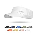 GXCROR Sports Sun Visor Hat Men Women, Lightweight Breathable Quick Dry Sports Sun Hat for Running Golf Tennis