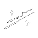 Gym Allow Steel Barbell Rod 5ft Straight &amp; 3Ft Curl Bar | Combo (5FT + 3FT)| 25mm Gym Weight Plates Barbell for Home Workout | Weight Lifting Biceps Rod for Exercise at Home