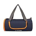 Navy Breeze 21 L Polyester Duffle Bag – Sports Travel Bag with Shoe Compartment |Waterproof Workout Unisex Gym Bag with Adjustable Strap |Training Tote for Men & Women| L Color - Navy Blue