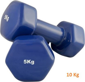 GYM KART Premium Vinyl Dumbbells 5 Kg