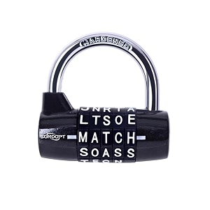 black 5 digit combination lock gym locker lock modern style secure portable
