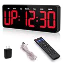Gym Timer Clock, 12" LED Exercise Timer for Workout Intervals
