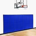 Gym Wall Padding, Basketball Court Wall Protector, Removable 2" Thick High-Density Protective Pads for Wall-Mounted Basketball Hoop, Garage, Basement, High Elasticity & Tear-Resistant