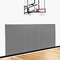 Gym Wall Padding, Basketball Court Wall Protector, Removable 2" Thick High-Density Protective Pads for Wall-Mounted Basketball Hoop, Garage, Basement, High Elasticity & Tear-Resistant