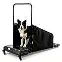 GYMAX Dog Treadmills for Small/Medium Dogs - Pet Runner with Remote, Display Monitor, Adjustable Incline, Shock-Absorbing Belt & Wheels, 3 in 1 Dog Running Machine Walking Pad for Indoor Exercise