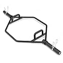 GYMAX Olympic Folding Trap Bar - 56" Chrome Hex Weight Lifting Bar for Squats, Deadlifts, Shrugs & Power Pulls - 800Lbs Capacity