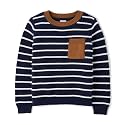 Gymboree Boys' and Toddler Embroidered Pullover Crew Neck Sweatshirt