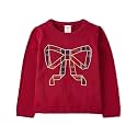 Gymboree Boys' and Toddler Long Sleeve Embroidered Crew Neck Pullover Sweater