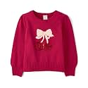 Gymboree Boys' and Toddler Long Sleeve Embroidered Crew Neck Pullover Sweater