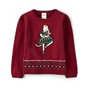 Gymboree Boys' and Toddler Long Sleeve Embroidered Crew Neck Pullover Sweater