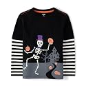 Gymboree Boys and Toddler Embroidered Graphic Long Sleeve Layered T-Shirts